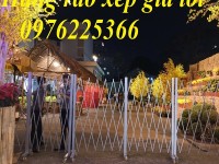 Sản xuất hàng rào xếp kéo tay di động