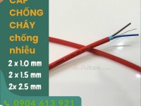 Cáp tín hiệu báo cháy chống nhiễu 1 pair 16awg 