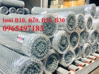 Lưới B20 mạ kẽm, Lưới b20 bọc nhựa khổ 1m, 1.2m, 1.5m có sẵn tại kho Hà Nội