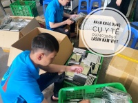 Dụng cụ y tế khắc logo, khắc chữ trên dụng cu y tế 