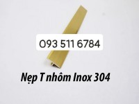 Nẹp T12 nhôm đen Nẹp chỉ T màu Inox