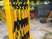 Rào xếp di động kéo tay ,hàng rào xếp chắn di động 