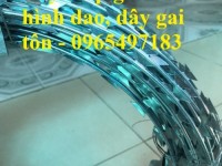 Dây thép gai hình dao đường kính 45cm 