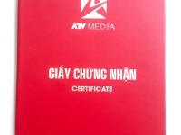 Xưởng chuyên may bìa nhung kẹp bằng khen thưởng