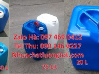 Can 18l tròn xanh vỏ can nhựa 25 lít, can nhựa 10l giá rẻ, can 20l dày, Giá can nhựa 30 lít, Thùng 