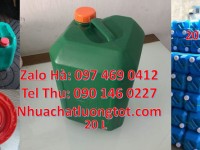 Can 18l tròn xanh vỏ can nhựa 25 lít, can nhựa 10l giá rẻ, can 20l dày, Giá can nhựa 30 lít, Thùng 