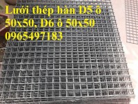 Lưới thép hàn phi 5 ô 50x50, lưới thép hàn phi 6 ô 50x50, Lưới Thép hàn D5, D6 a 50x50