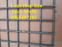 Lưới thép hàn phi 5 ô 50x50, lưới thép hàn phi 6 ô 50x50, Lưới Thép hàn D5, D6 a 50x50