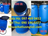 Thùng Phi 100 Lít, thùng phuy 120 lít Thùng phi 120 lít mới 100%, Thùng phuy 120l nắp lớn đai sắt