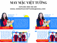 Nhận may áo tốt nghiệp mầm non mẫu nước ngoài