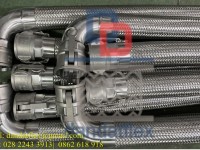 Khớp nối nhanh inox 304, khớp nối mềm đầu nối nhanh, khớp nối inox cách nhiệt