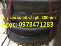  Ống cao su bố vải phi 25, phi 34, phi 40, phi 50, phi 60 ....chuyên dẫn nước, hóa chất, xăng dầu.