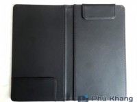 May cuốn bìa da kẹp bill tính tiền giá rẻ