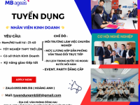 TUYỂN DỤNG NHÂN VIÊN KINH DOANH