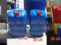 Can 25l xanh có nắp thoát khí, Can cao cấp,Can nhựa hdpe, Can nhựa 25 lít đựng nông dược. Can 10 đựn