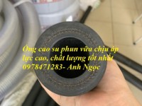 Ống cao su phi 40/72mm và phi 40/76mm chuyên dùng lắp máy phun vữa, trát tường. Hàng có sẵn.