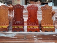Mẫu bài bị thờ bằng gỗ đẹp, gỗ tốt, bài vị thờ gia tiên bằng gỗ, bài vị cửu huyền thất tổ bằng gỗ