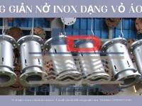 Khớp giãn nở đường hơi Steam, Khớp co giãn dạng vỏ áo, Ống bù trừ giản nở nhiệt inox