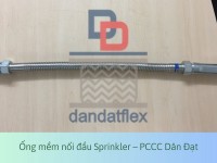 Ống mềm inox nối đầu phun Sprinkler, ống mềm chữa cháy, khớp nối mềm PCCC