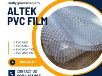 Màng nhựa PVC dẻo / Tấm nhựa PVC dẻo trong suốt, nhám mờ, nhám mịn,...