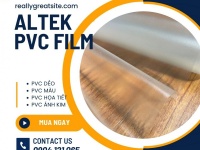 Màng nhựa PVC dẻo / Tấm nhựa PVC dẻo trong suốt, nhám mờ, nhám mịn,...