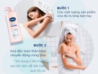 Sữa dưỡng thể tốt cho body cho học sinh Vaseline Healthy White Instant Fair