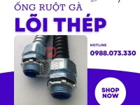 Ống Ruột Gà Inox/ Ống Ruột Gà Lõi Thép Bọc Nhựa Bọc Lưới/ Ống Ruột Gà Bọc Nhựa PVC - Chống Cháy