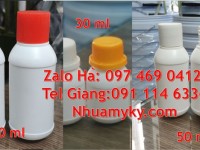 Chai 100ml màu trong có nắp thoát khí,Chai nhựa 100ml đựng mật ong, chai nhựa đựng hóa chất, Chai 50