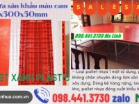 Sàn nhựa lót sân khấu 20.11 màu cam 1000x500x50mm 