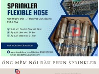 Ống mềm nối đầu phun sprinkler D25 – Thiết bị chữa cháy Tp.HCM