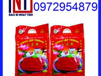 Bao bì lạp xưởng, túi đựng lạp xưởng, bao bì lạp xưởng 500g