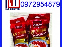 Bao bì lạp xưởng, túi đựng lạp xưởng, bao bì lạp xưởng 500g