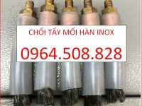 Chổi tẩy mối hàn điện hóa inox và dung dịch tẩy mối hàn