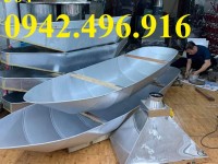 Thuyền tôn đánh cá chở 2-3 người, Thuyền Inox có mái trèo tay