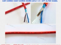 Cáp chống cháy chống nhiễu GFT 2x1.5 Altek Kabel chịu nhiệt độ cao