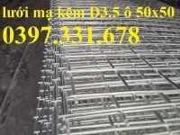 Lưới thép mạ kẽm 3.5ly ô 50x50 sản xuất theo yêu cầu