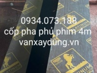 Cốp pha phủ phim 15, 18mm tại Châu Đức, BRVT