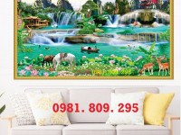 Gạch 3d phong cảnh , tranh gạch HSG939