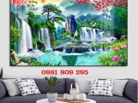 Gạch 3d phong cảnh , tranh gạch HSG939