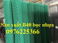 Lưới thép b40 bọc nhựa khổ 1m, 1.2m, 1.5m, 1.8m, 2m, 2.4m 