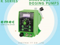 Bơm định lượng EMEC KPLUS 0510 K/PP sử dụng châm ACID