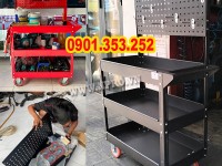 Xe đẩy đựng đồ nghề -  Giải pháp lưu trữ tối ưu cho tiệm sửa xe