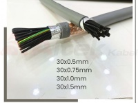 Cáp điện 30 lõi, cáp điều khiển tín hiệu 30x0.5mm/30x0.75mm/30x1.0mm/30x1.5mm Altek Kabel 