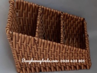 Khay nhựa giả mây- Khay đựng đồ mây nhựa