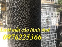 Lưới mắt cáo sắt , lưới thép hình thoi, lưới thép kéo giãn 