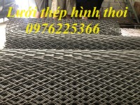 Lưới mắt cáo sắt , lưới thép hình thoi, lưới thép kéo giãn 