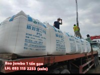 Bao jumbo 1 tấn, bao tải cẩu xuất khẩu trữ kho hàng hoá trọng tải lớn