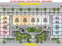 Thiết kế layout dự án L'arcade Phú Mỹ Hưng. Nhận báo giá trực tiếp chủ đầu tư gọi ngay Phòng Kinh