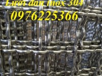 Lưới inox 304 đan cán sóng ô 5x5, 10x10, 15x15, 20x20, 25x25 
