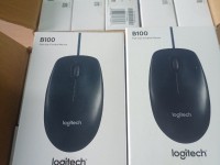 Chuột máy tính Logitech B100 có dây chính hãng